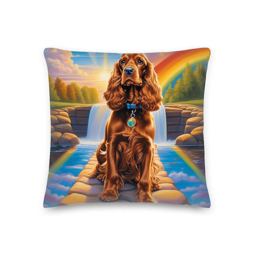 PugMug Custom English Cocker Spaniel Premium Pillow