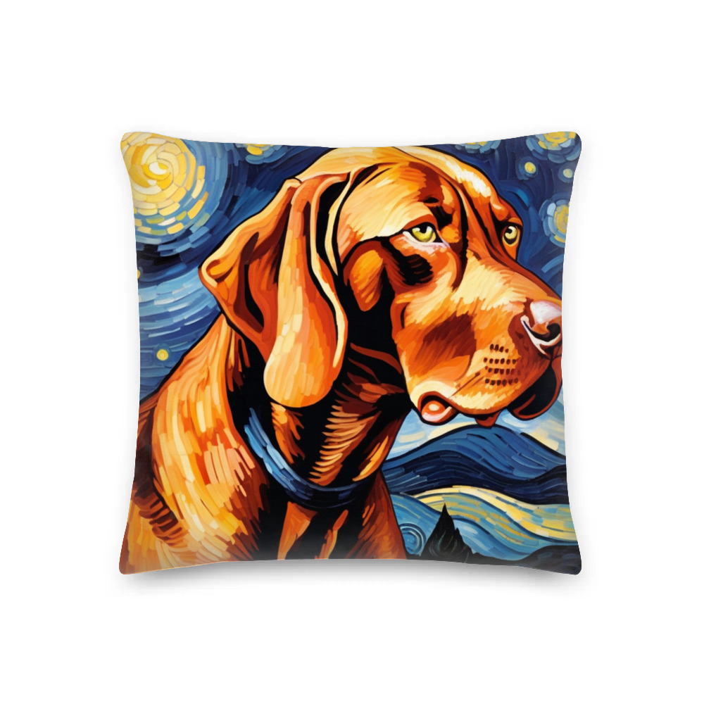 PugMug Custom Vizsla Premium Pillow