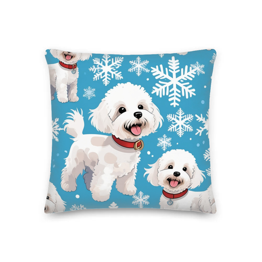 PugMug Custom Bichons Frise Premium Pillow