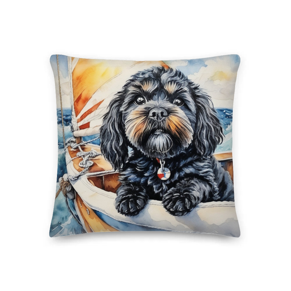 PugMug Custom Lily Premium Pillow