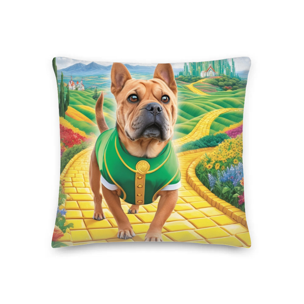 PugMug Custom Halina Premium Pillow