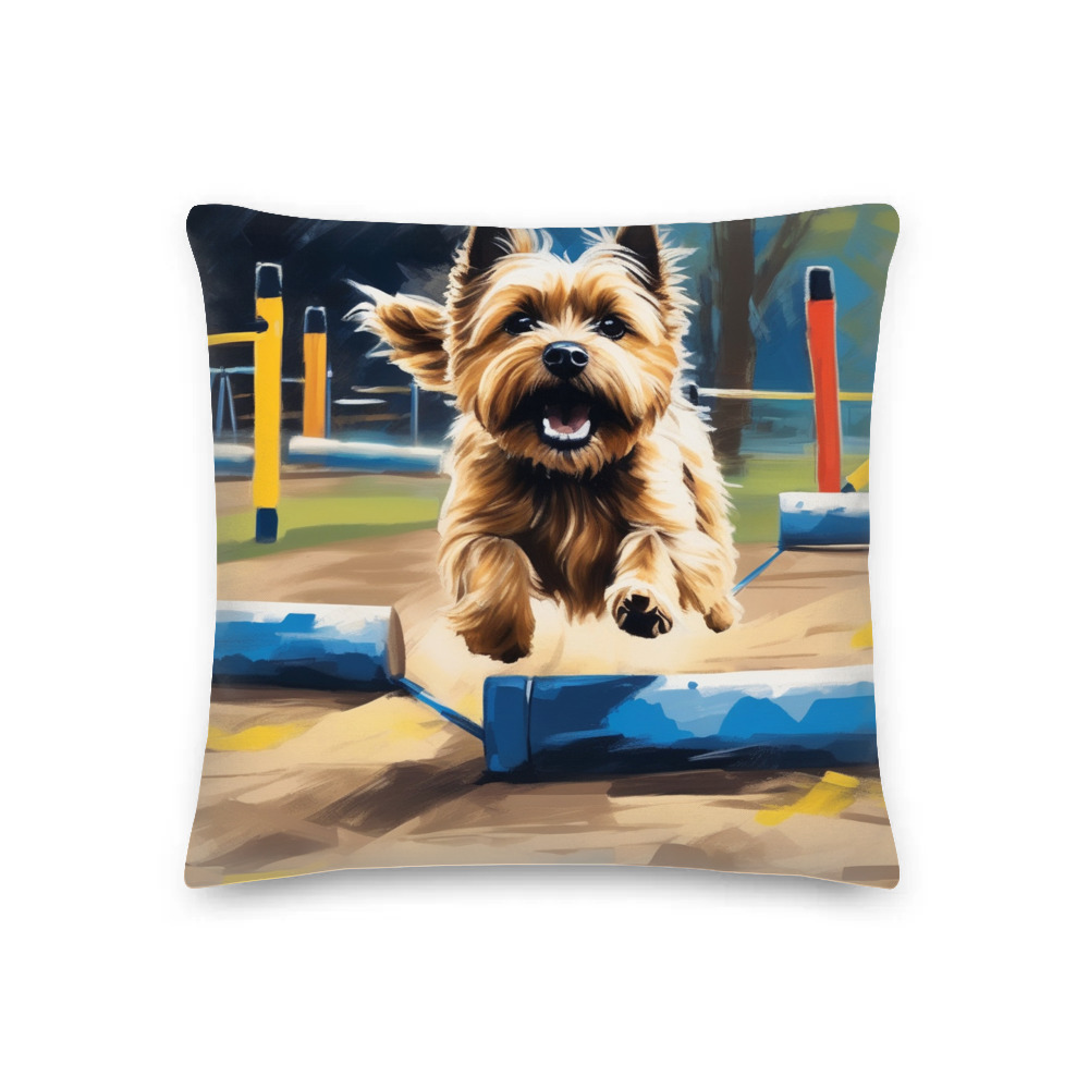 PugMug Custom Cairn Terrier Premium Pillow