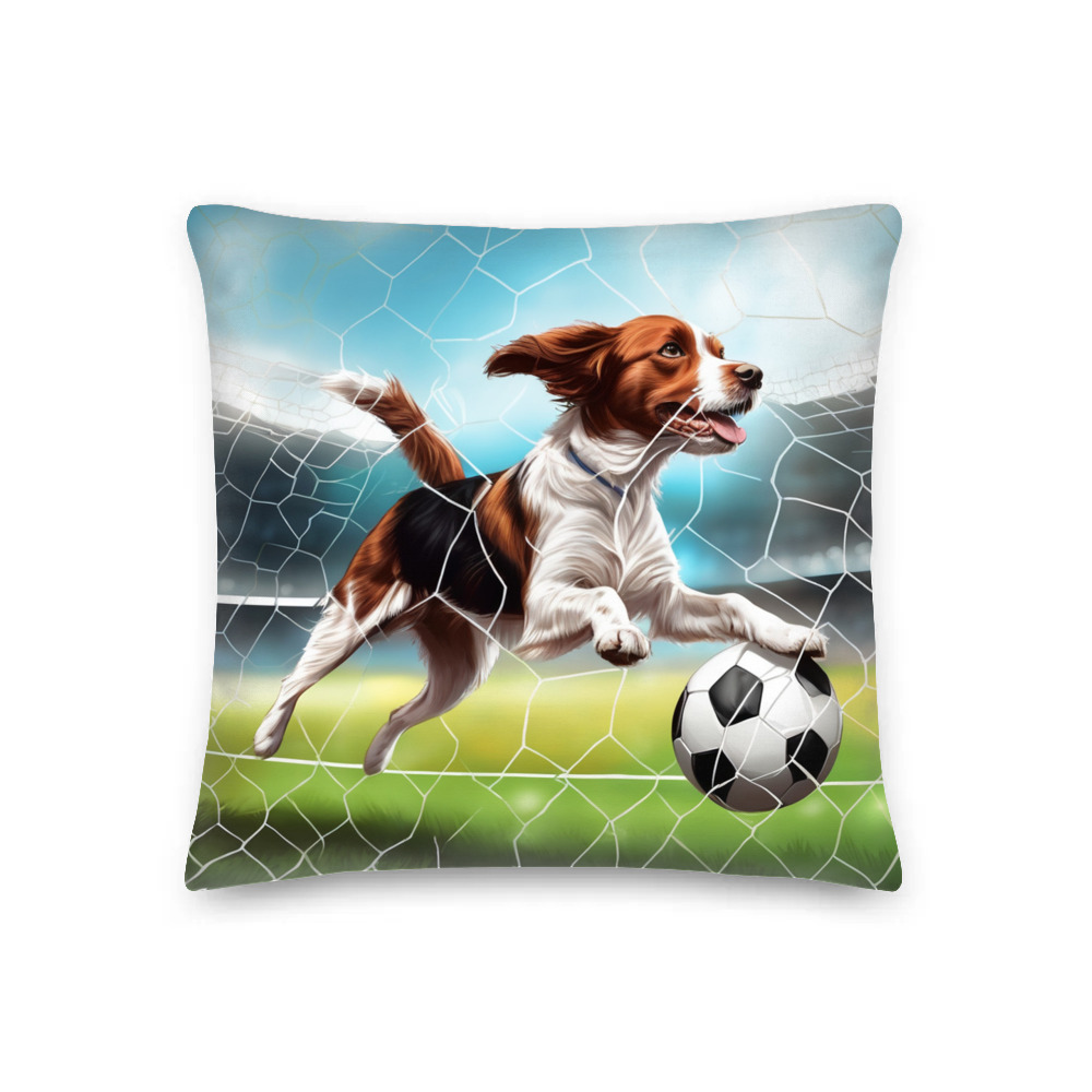 PugMug Custom Brittany Dog Premium Pillow