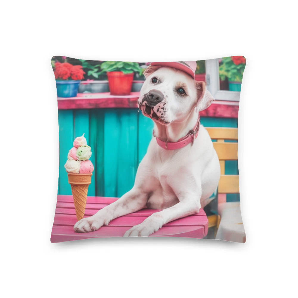 PugMug Custom Melody Premium Pillow