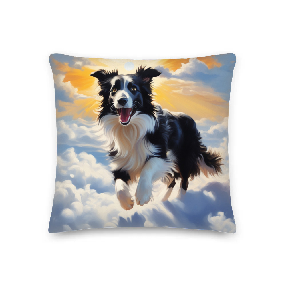 PugMug Custom Border Collie Premium Pillow