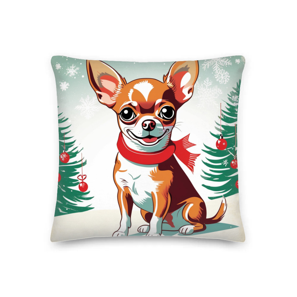 PugMug Custom Chihuahua Premium Pillow