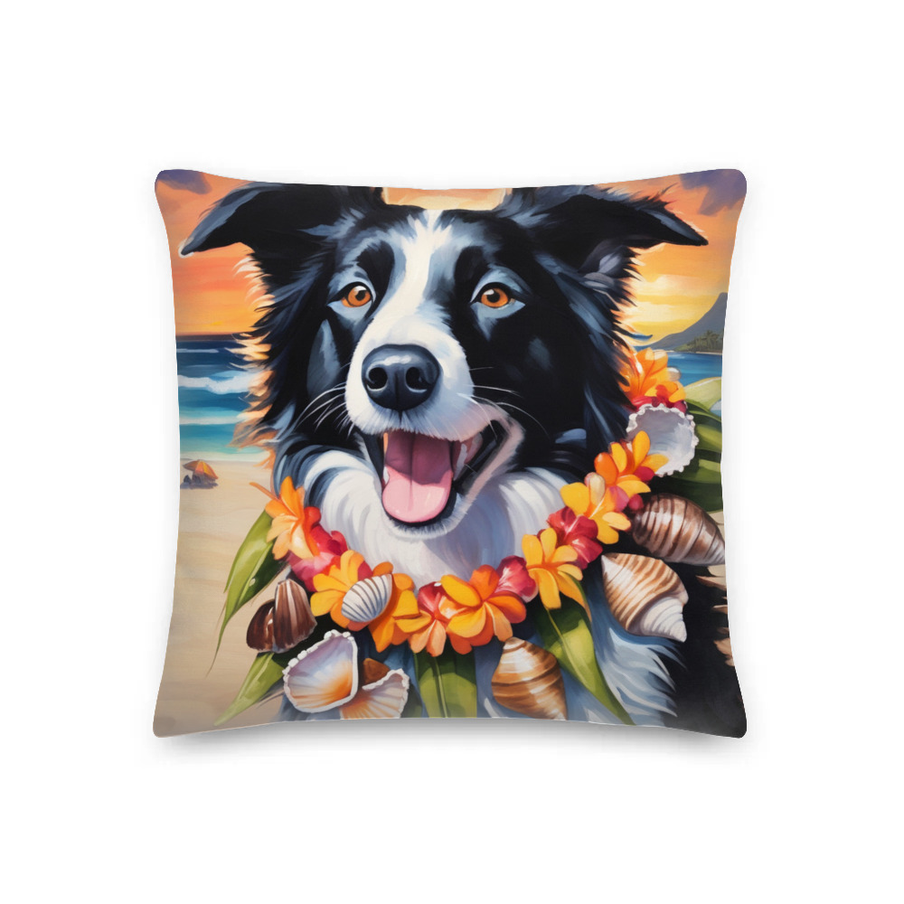 PugMug Custom Border Collie Premium Pillow