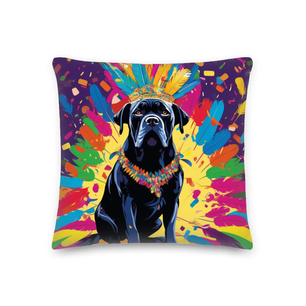 PugMug Custom Cane Corso Premium Pillow