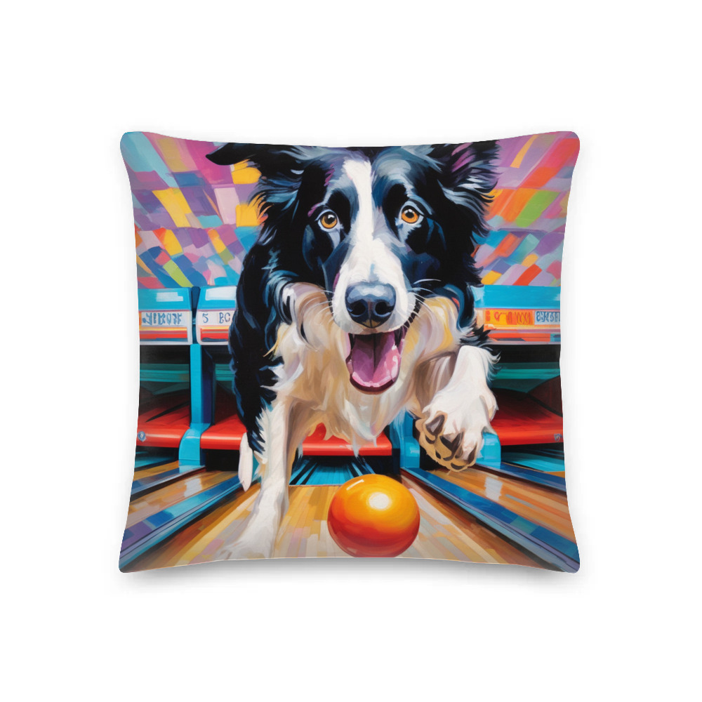 PugMug Custom Border Collie Premium Pillow