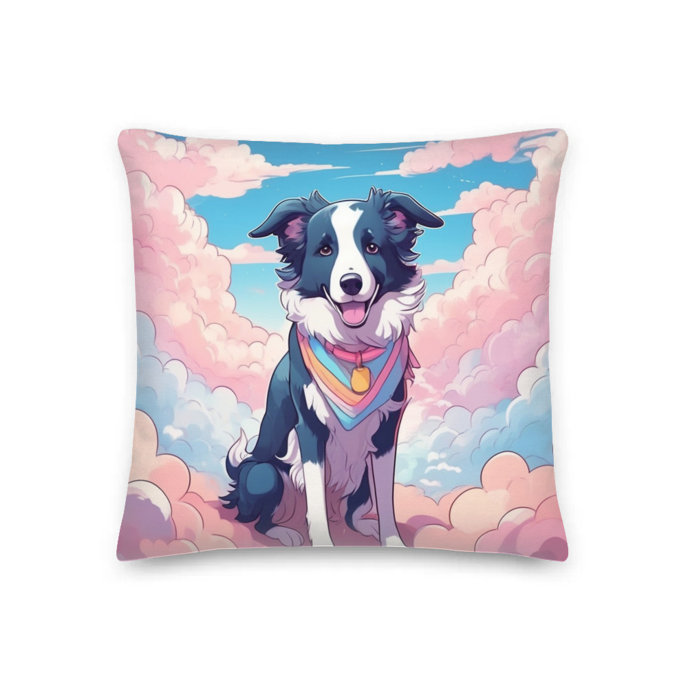 PugMug Custom Border Collie Premium Pillow