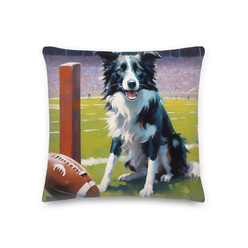 PugMug Custom Border Collie Premium Pillow