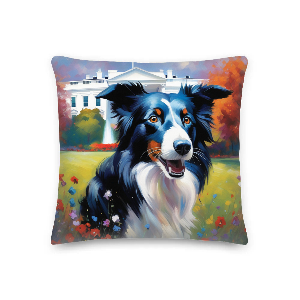 PugMug Custom Border Collie Premium Pillow