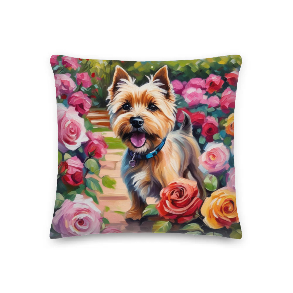 PugMug Custom Cairn Terrier Premium Pillow