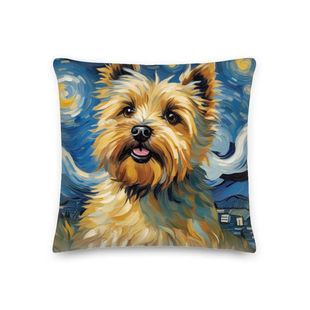 PugMug Custom Cairn Terrier Premium Pillow