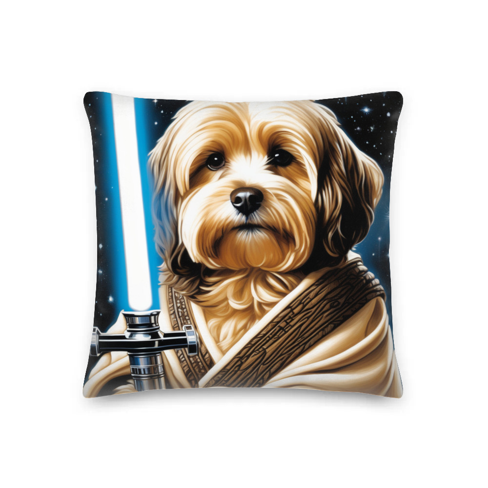 PugMug Custom Tan Havanese Dog Premium Pillow
