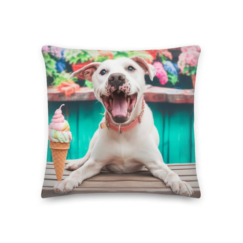 PugMug Custom Melody Premium Pillow