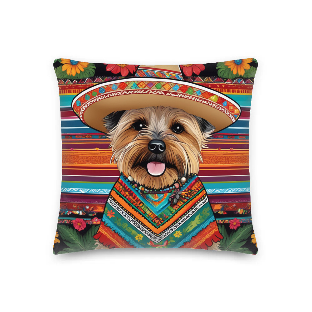 PugMug Custom Cairn Terrier Premium Pillow