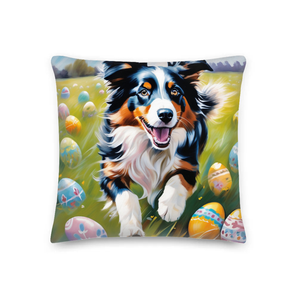 PugMug Custom Australian Shepherd Dog Premium Pillow