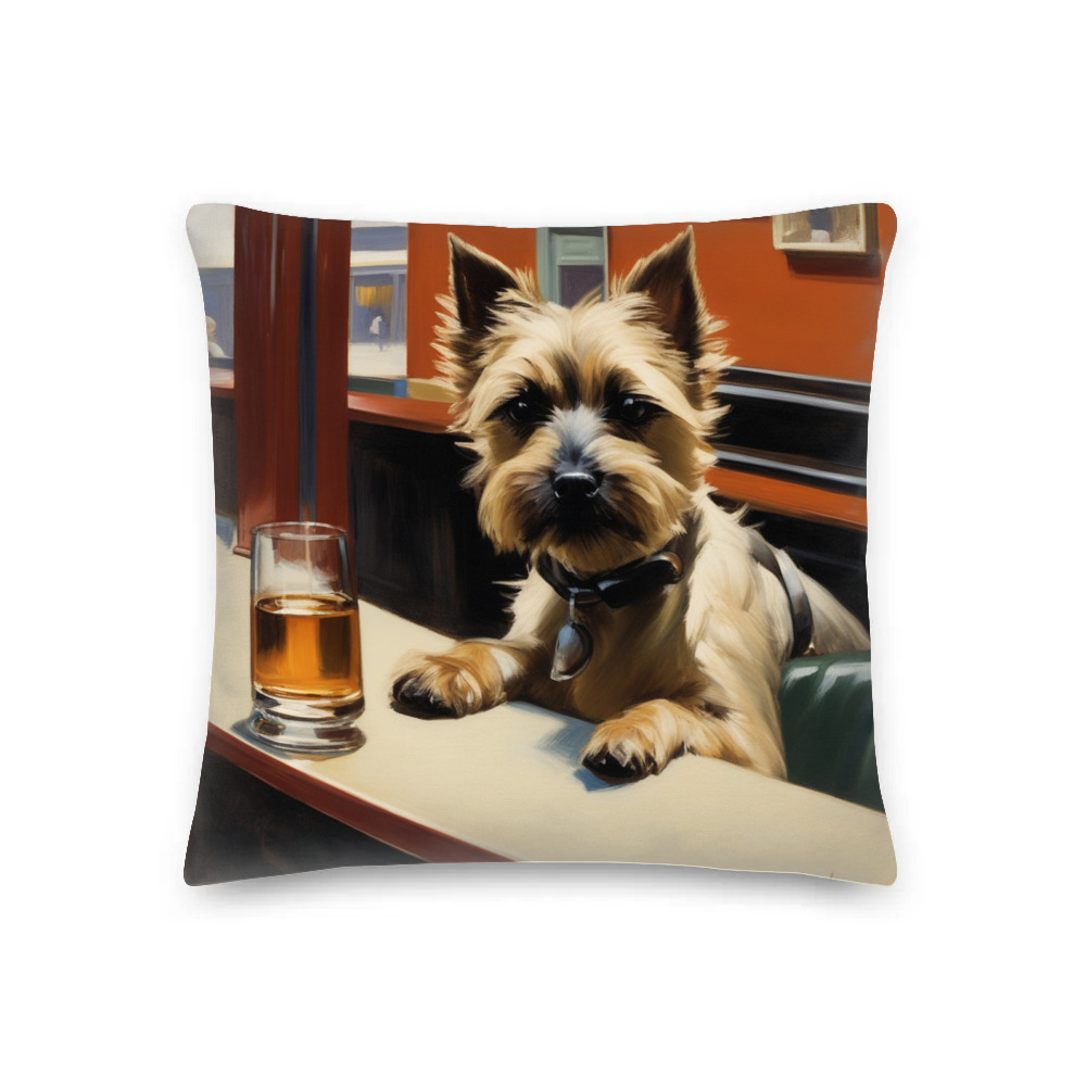 PugMug Custom Cairn Terrier Premium Pillow