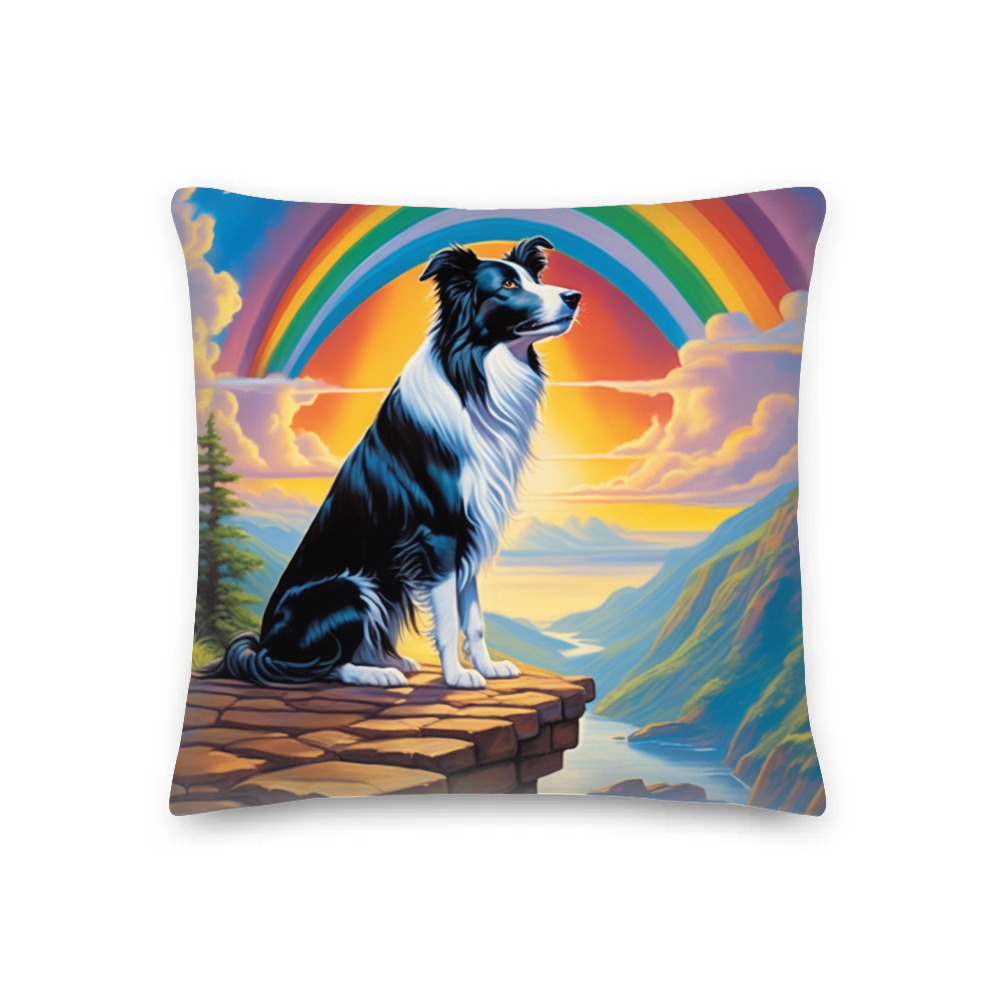 PugMug Custom Border Collie Premium Pillow