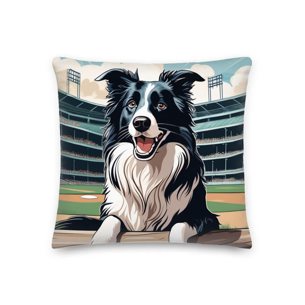 PugMug Custom Border Collie Premium Pillow