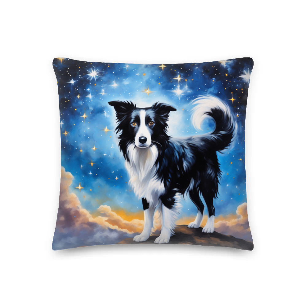 PugMug Custom Border Collie Premium Pillow