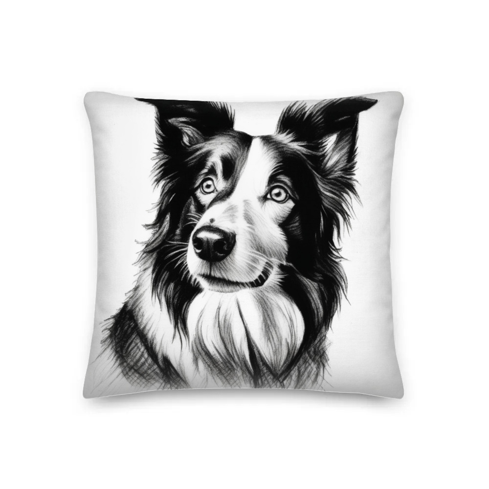 PugMug Custom Border Collie Premium Pillow