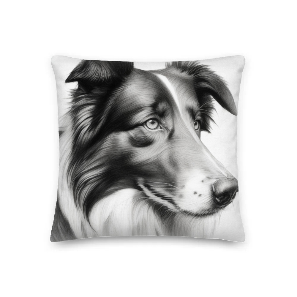PugMug Custom Collie Premium Pillow