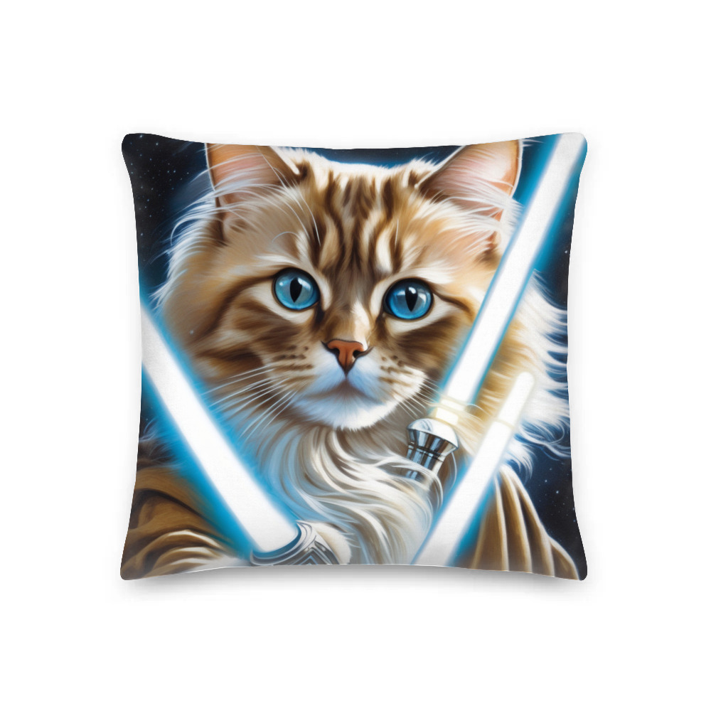PugMug Custom Tabby Ragdoll Cat Premium Pillow