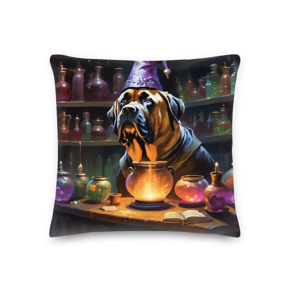 PugMug Custom Mastiff Premium Pillow