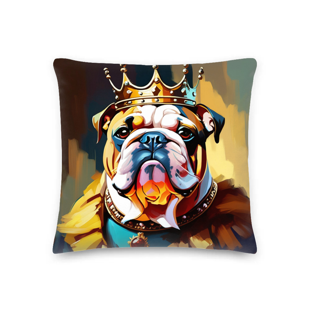 PugMug Custom Bulldog Premium Pillow