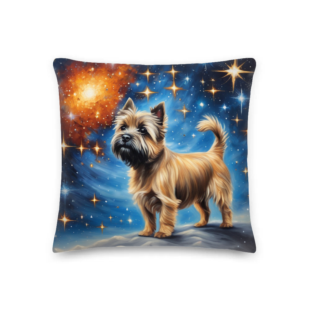 PugMug Custom Cairn Terrier Premium Pillow