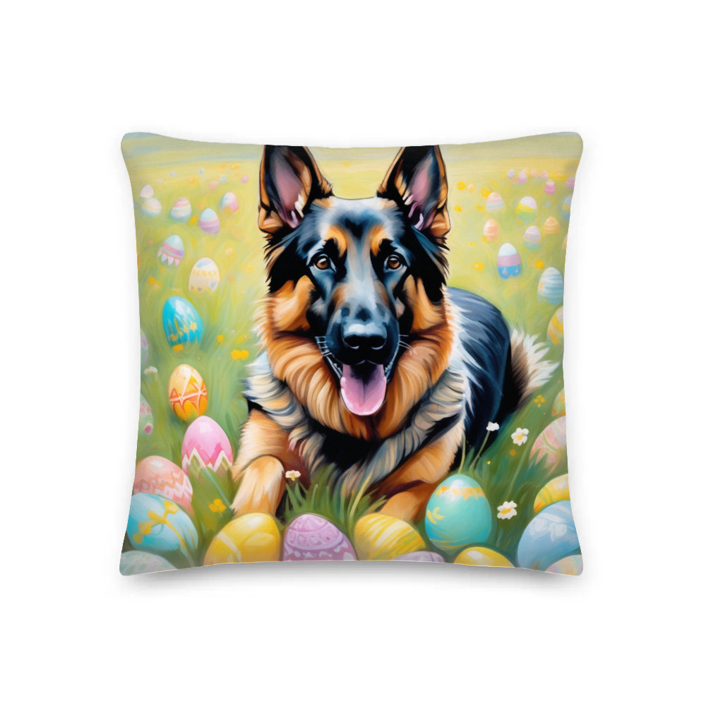 PugMug Custom German Shepherd Dog Premium Pillow