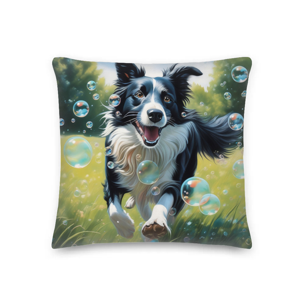 PugMug Custom Border Collie Premium Pillow