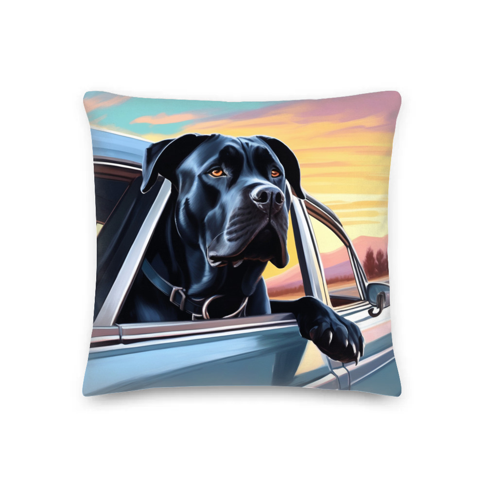 PugMug Custom Cane Corso Premium Pillow