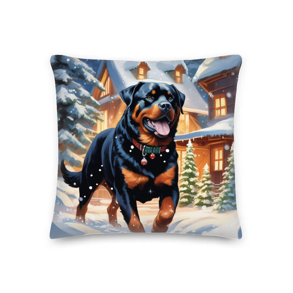 PugMug Custom Rottweiler Premium Pillow