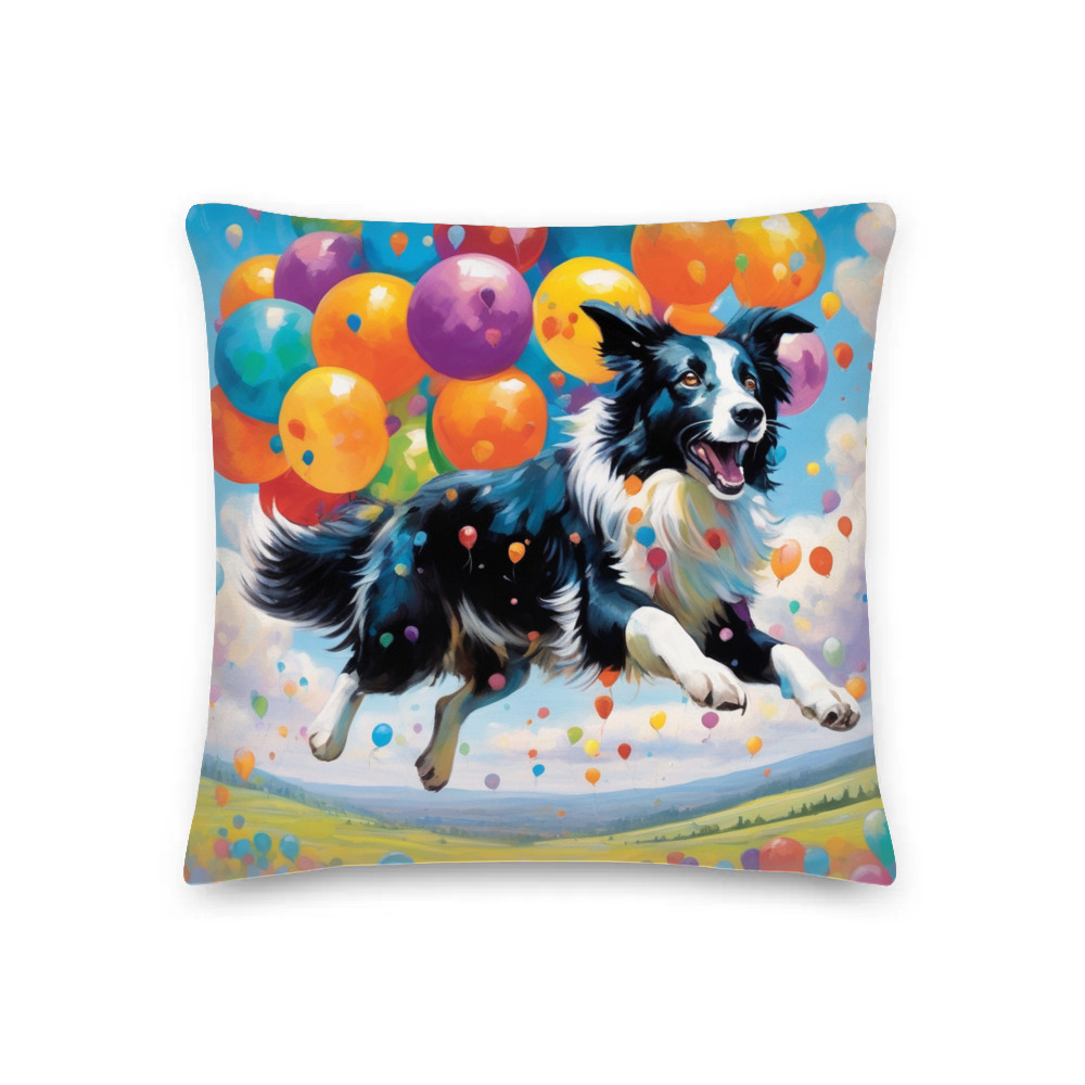 PugMug Custom Border Collie Premium Pillow