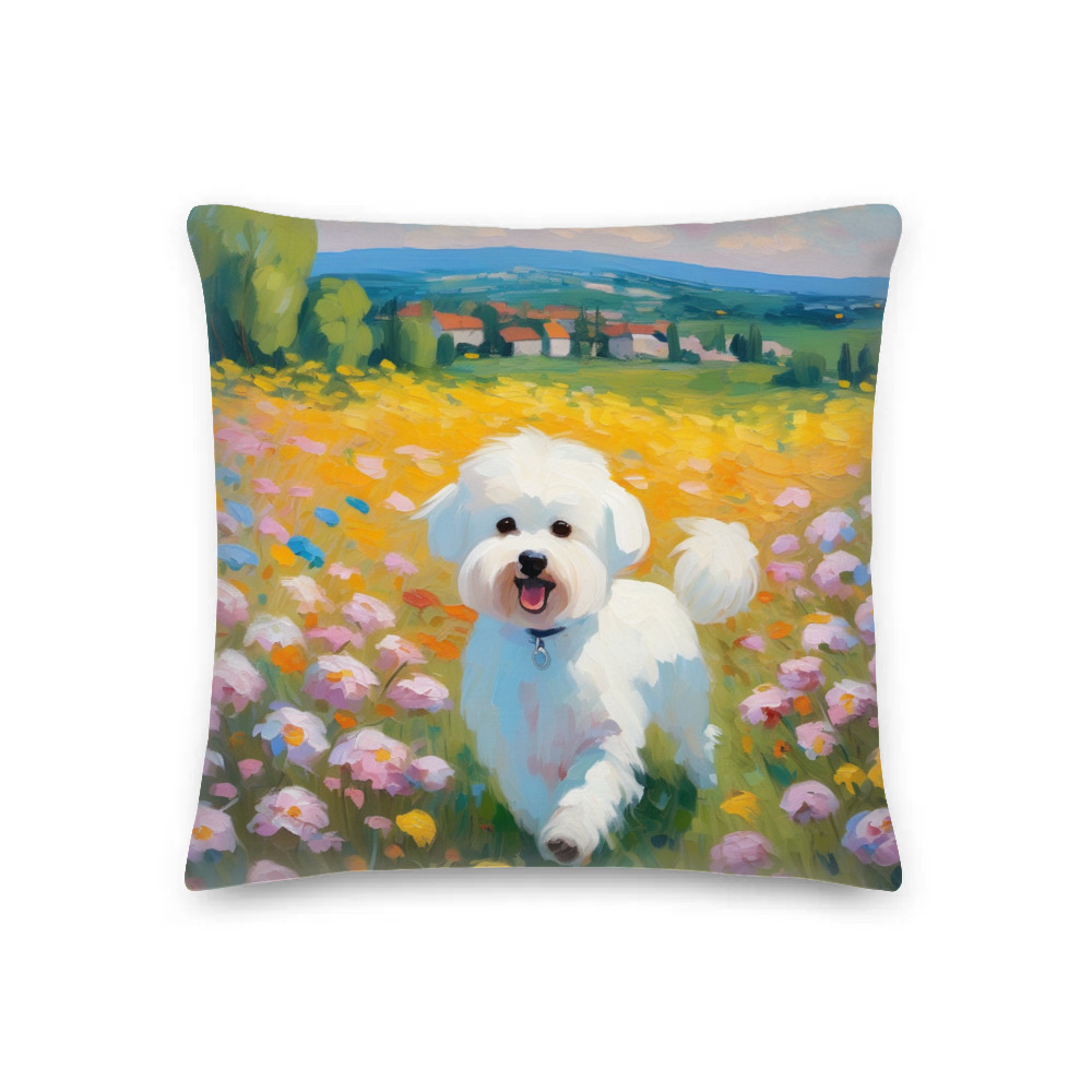 PugMug Custom Bichons Frise Premium Pillow