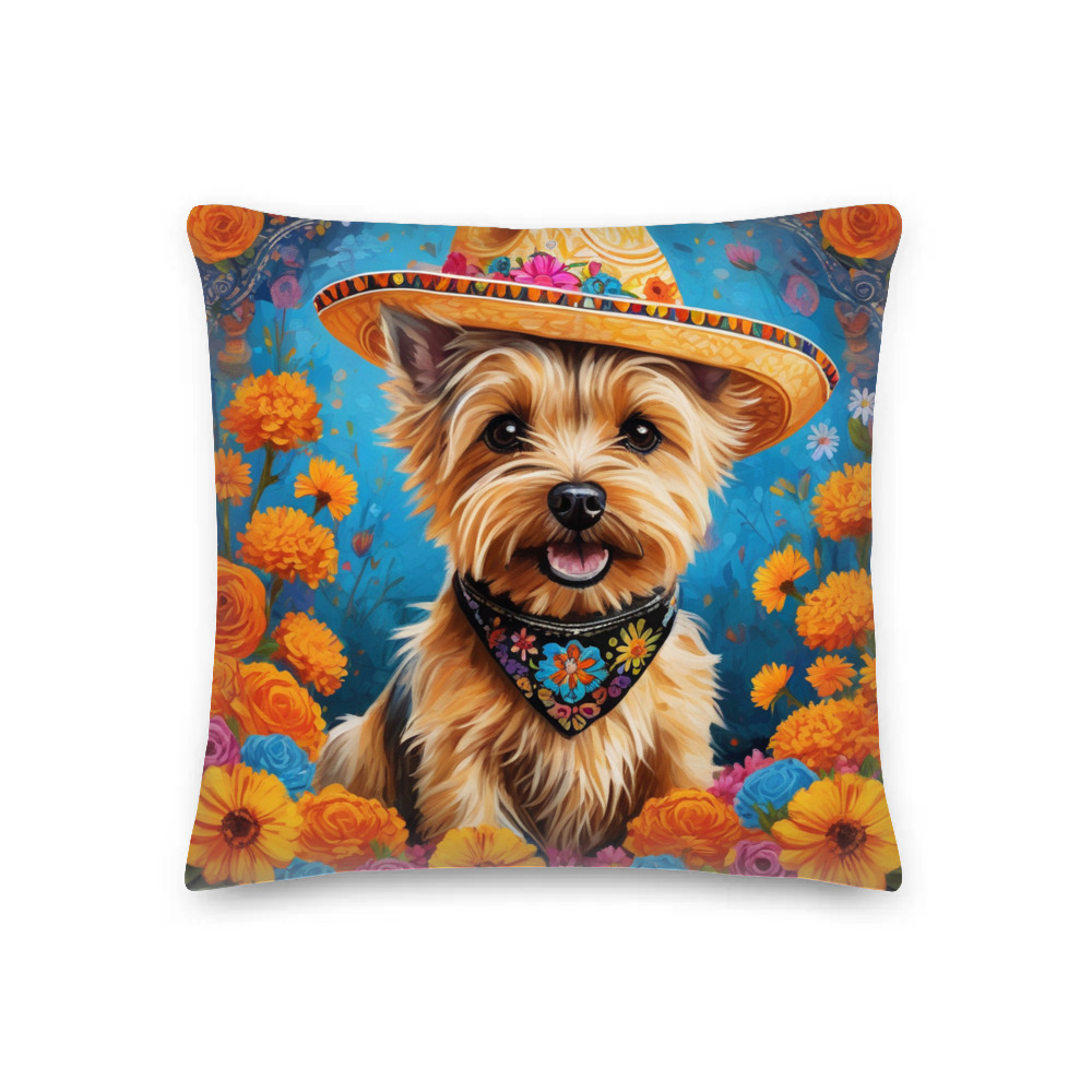PugMug Custom Cairn Terrier Premium Pillow