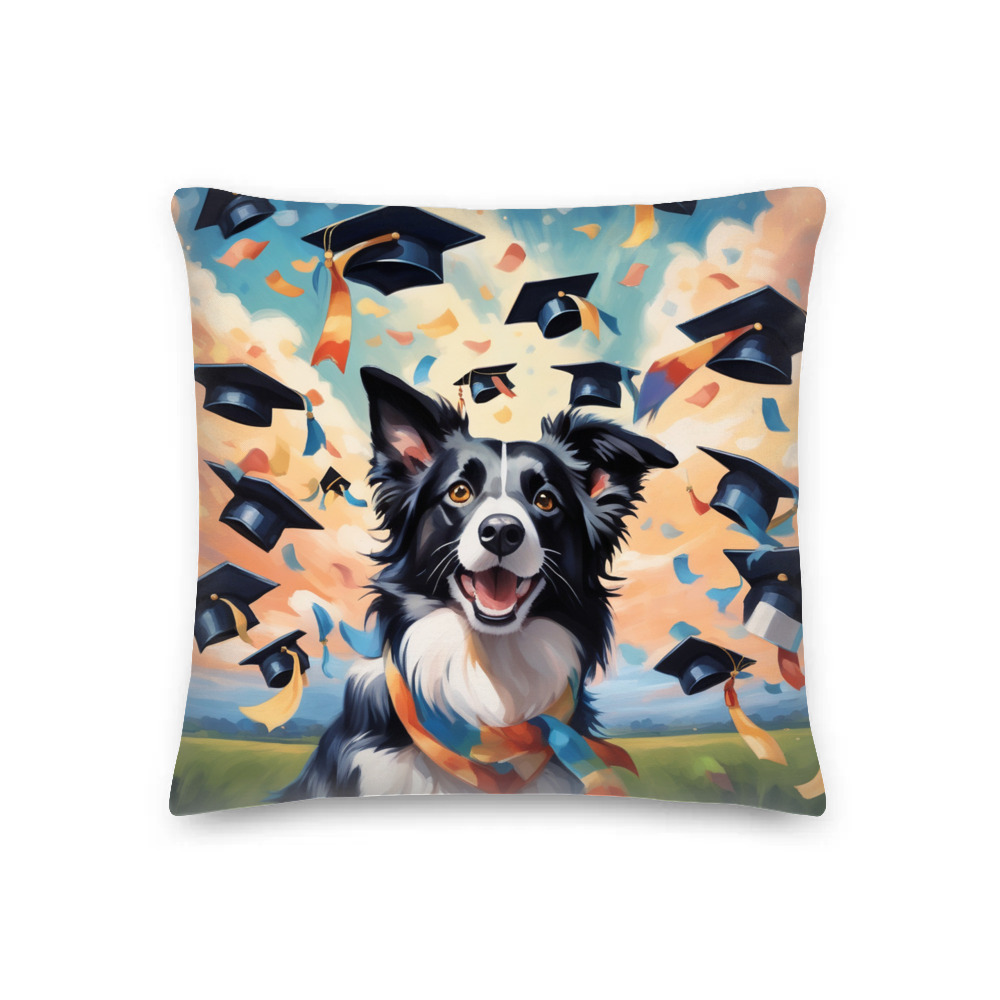 PugMug Custom Border Collie Premium Pillow