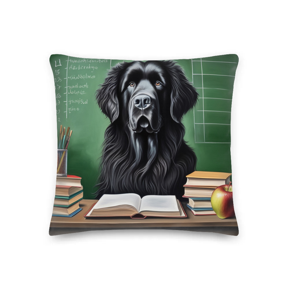 PugMug Custom Newfoundland Premium Pillow