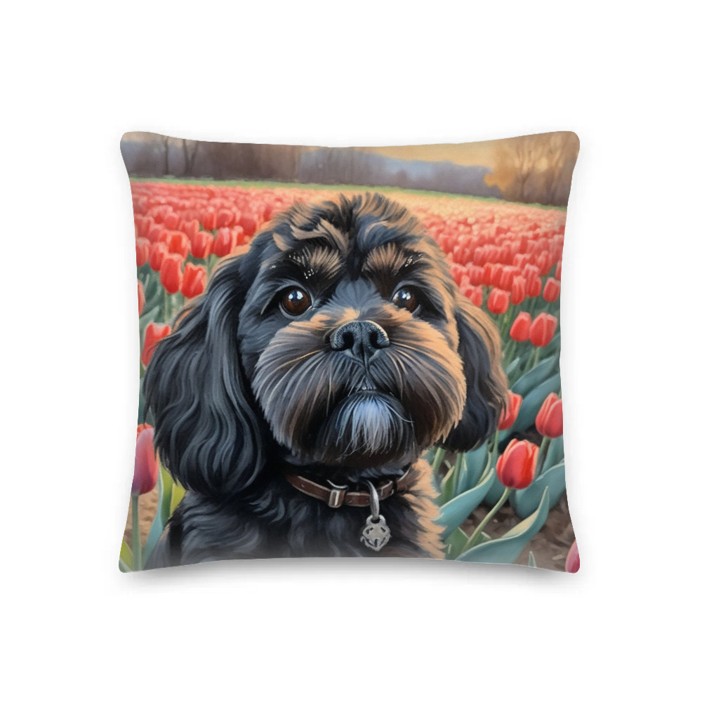 PugMug Custom Lily Premium Pillow