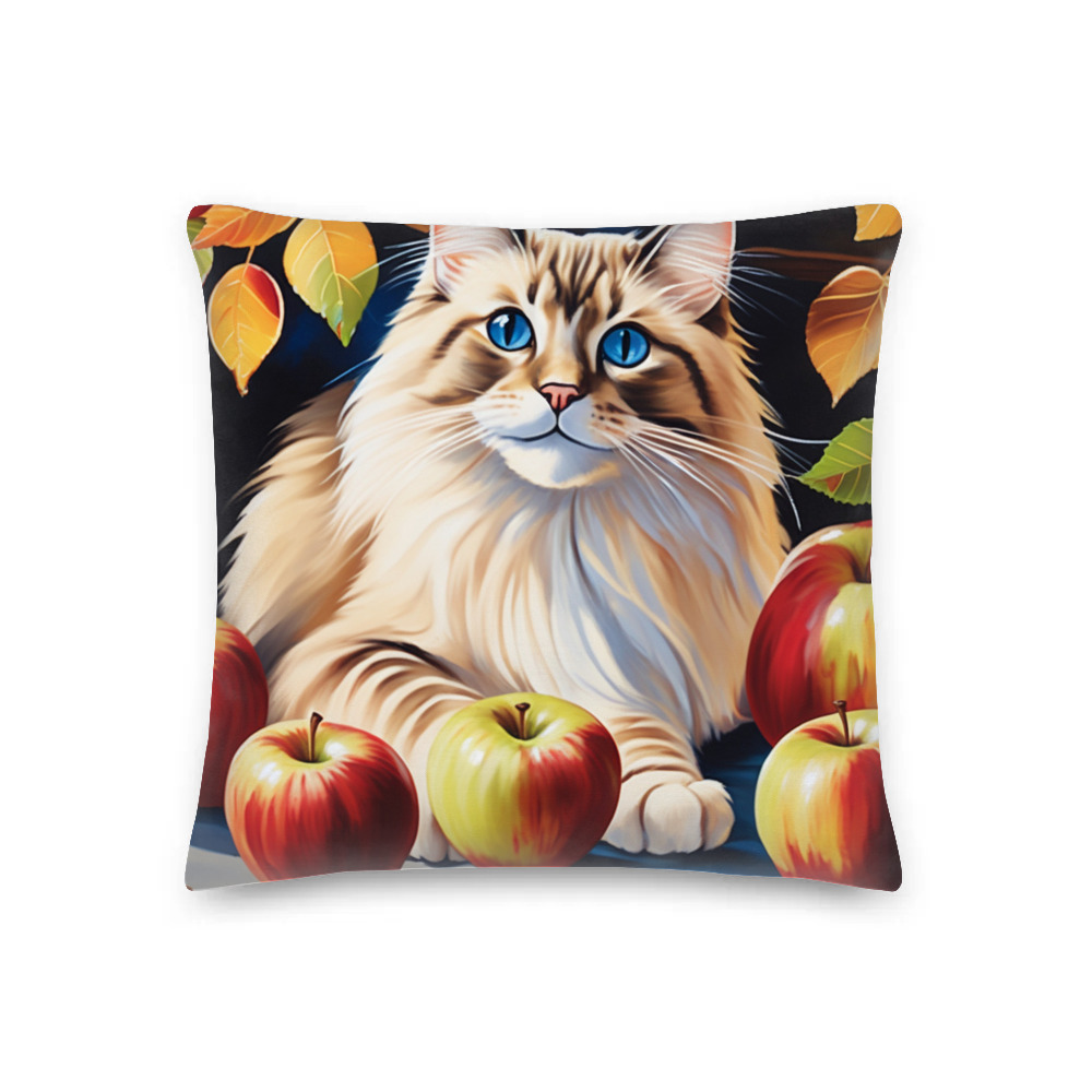 PugMug Custom Tabby Ragdoll Cat Premium Pillow