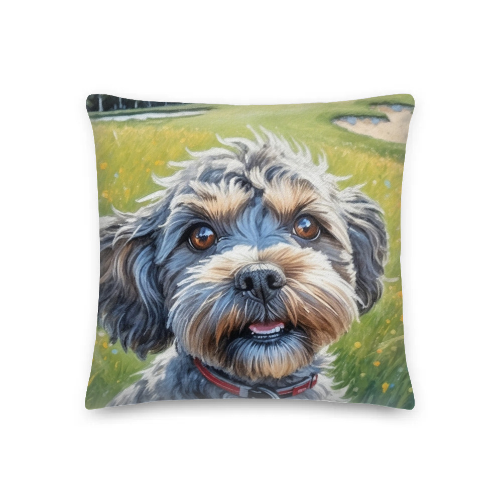 PugMug Custom Lily Premium Pillow