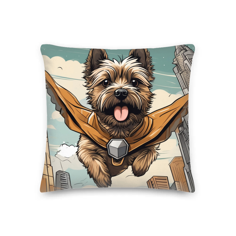PugMug Custom Cairn Terrier Premium Pillow