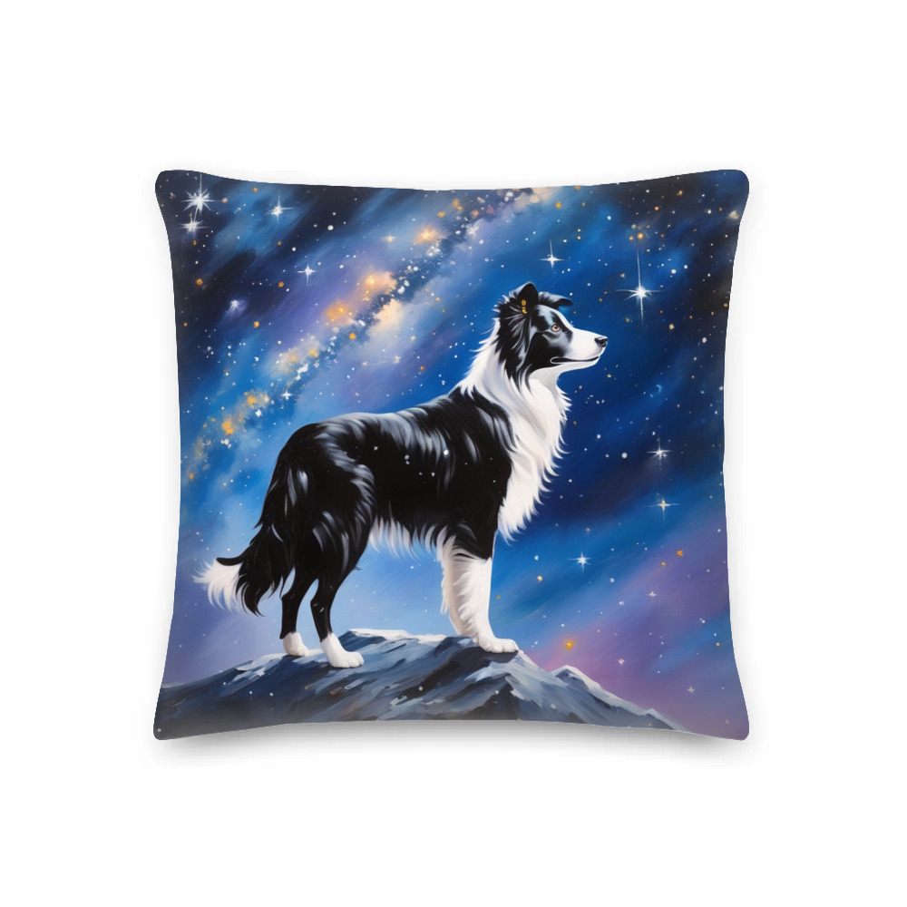 PugMug Custom Border Collie Premium Pillow