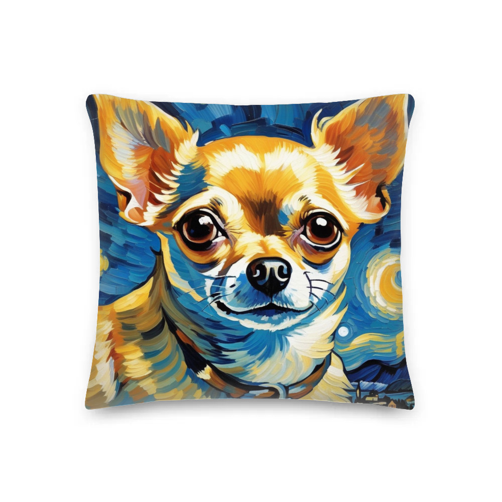 PugMug Custom Chihuahua Premium Pillow
