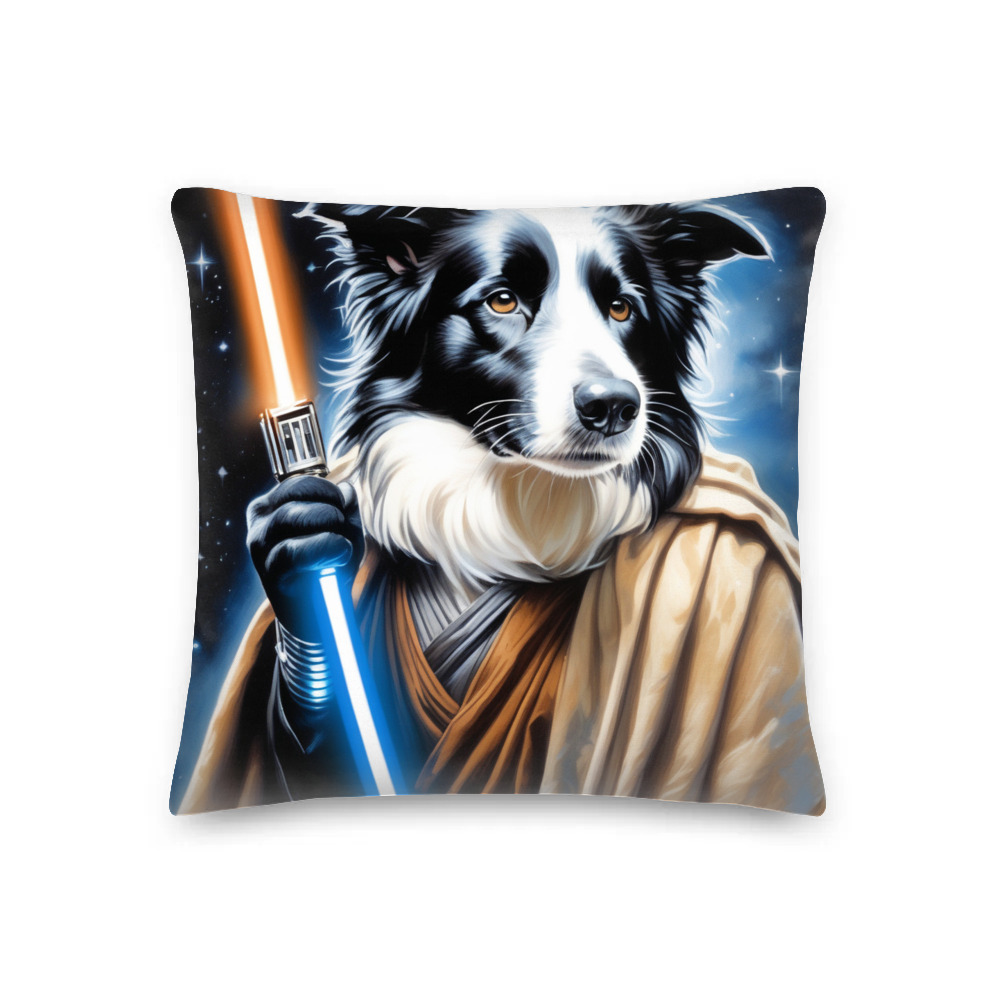 PugMug Custom Border Collie Premium Pillow