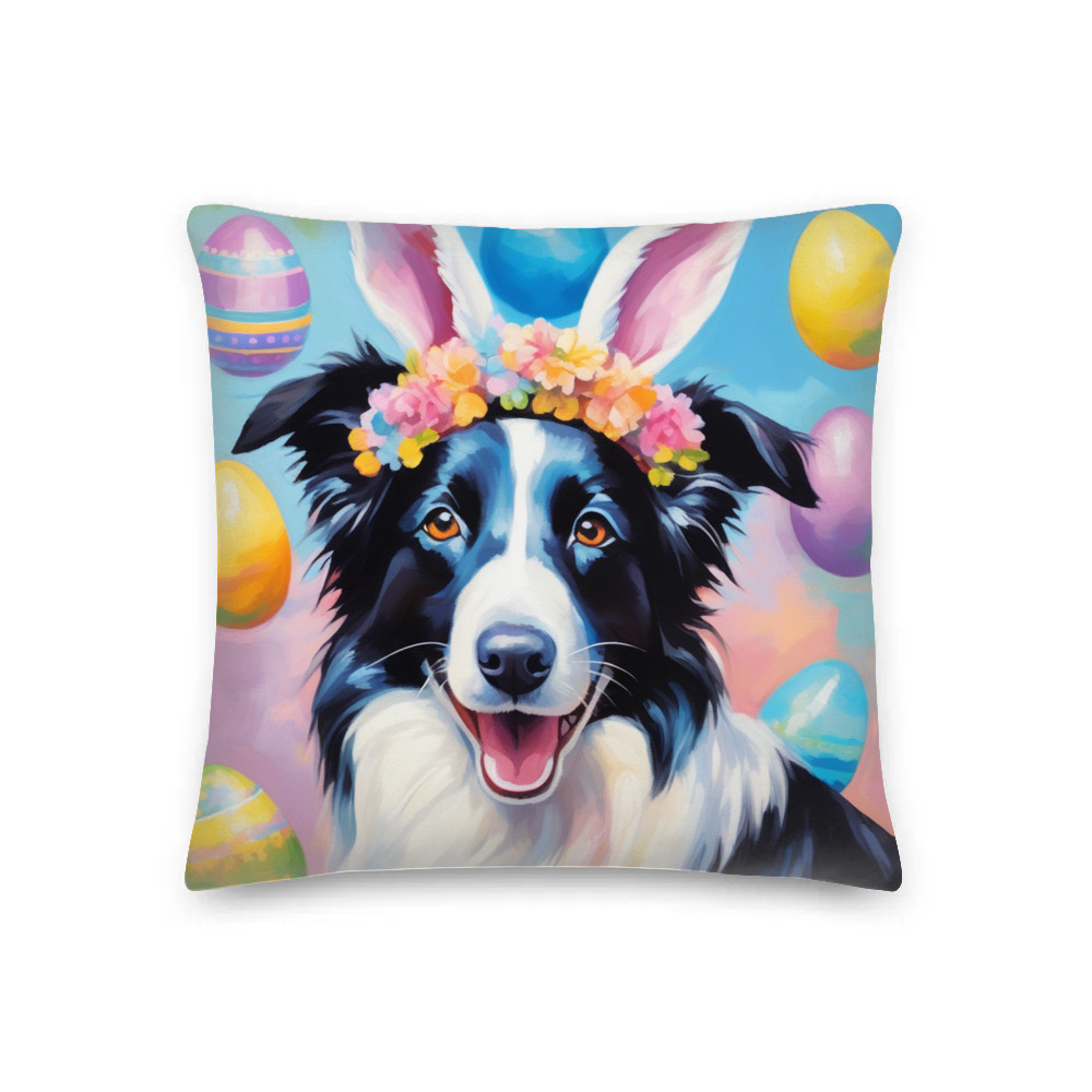 PugMug Custom Border Collie Premium Pillow