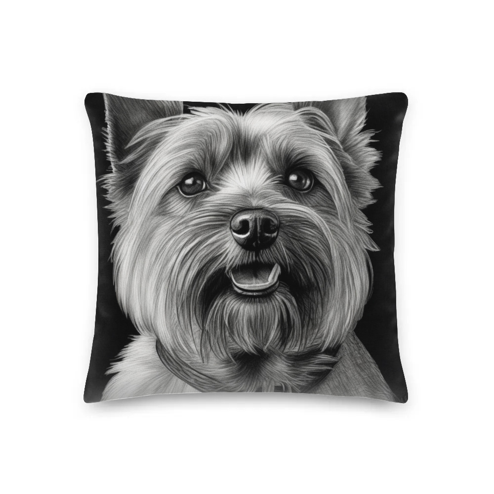 PugMug Custom Cairn Terrier Premium Pillow